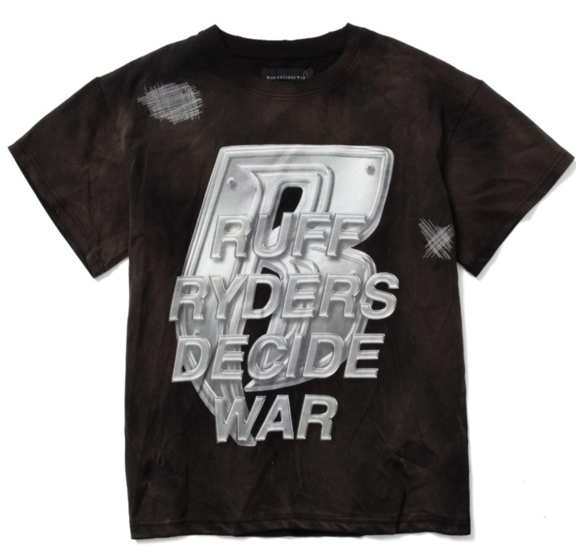 Who Decides War Ruff Ryders tee shirt