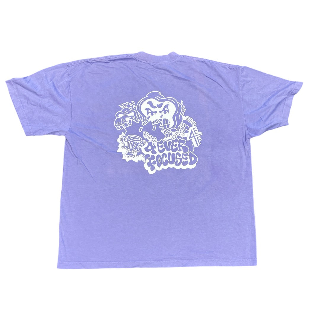 4EF Chain Break Tee Purple Lavender