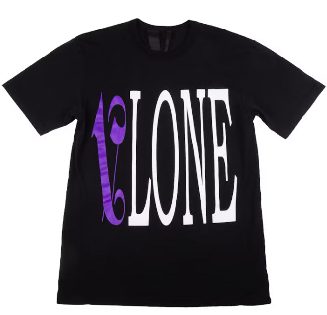 Vlone x Palm Angels Logo Tee Black/Purple