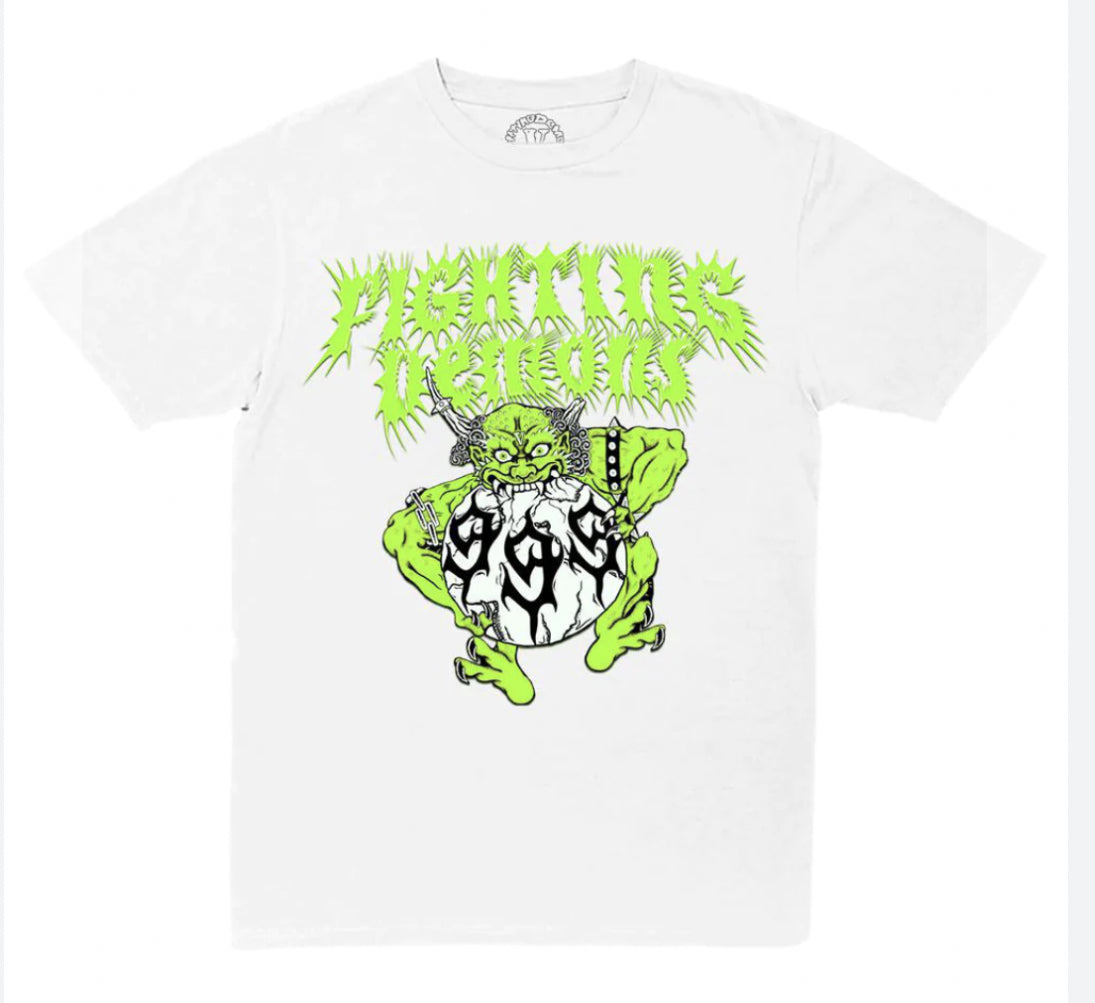 Vlone Fighting Demons Tee(White)