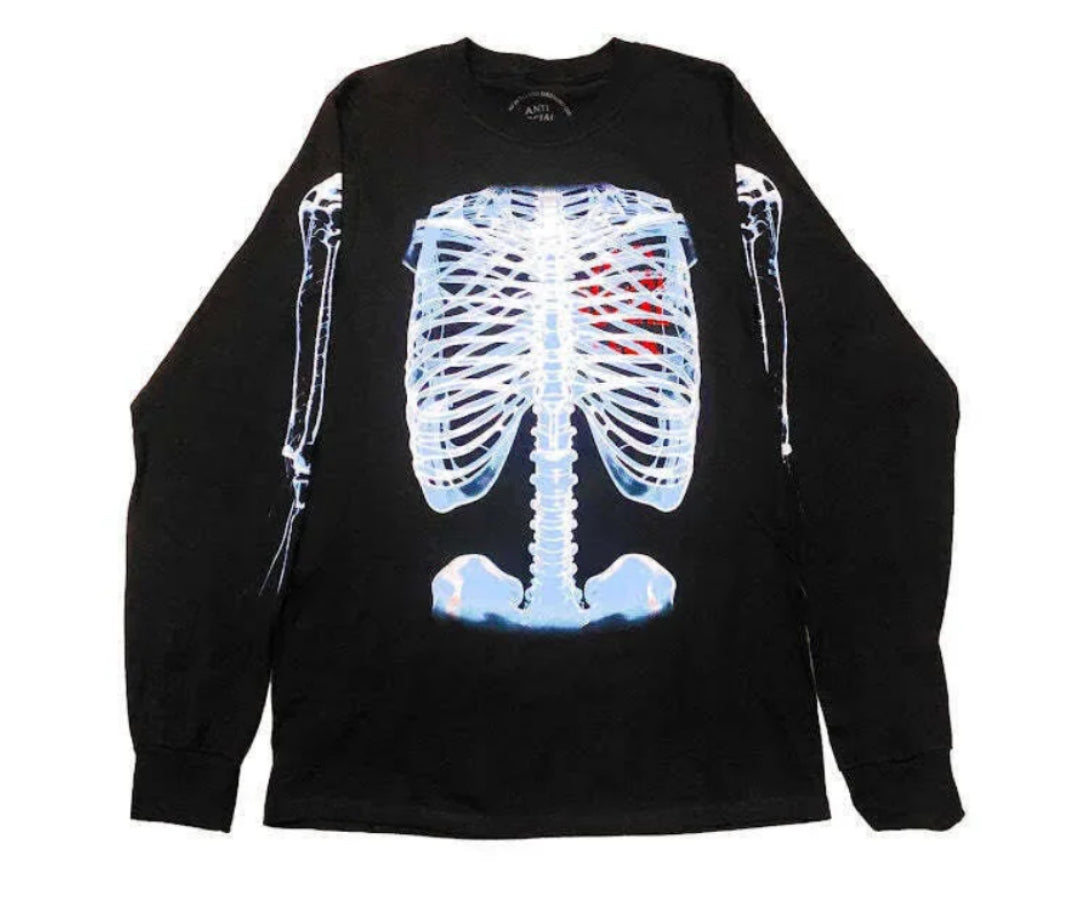 Anti Social Social Club Longsleeve Bones
