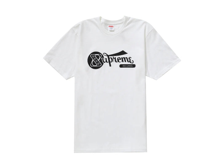 Supreme Records Tee White