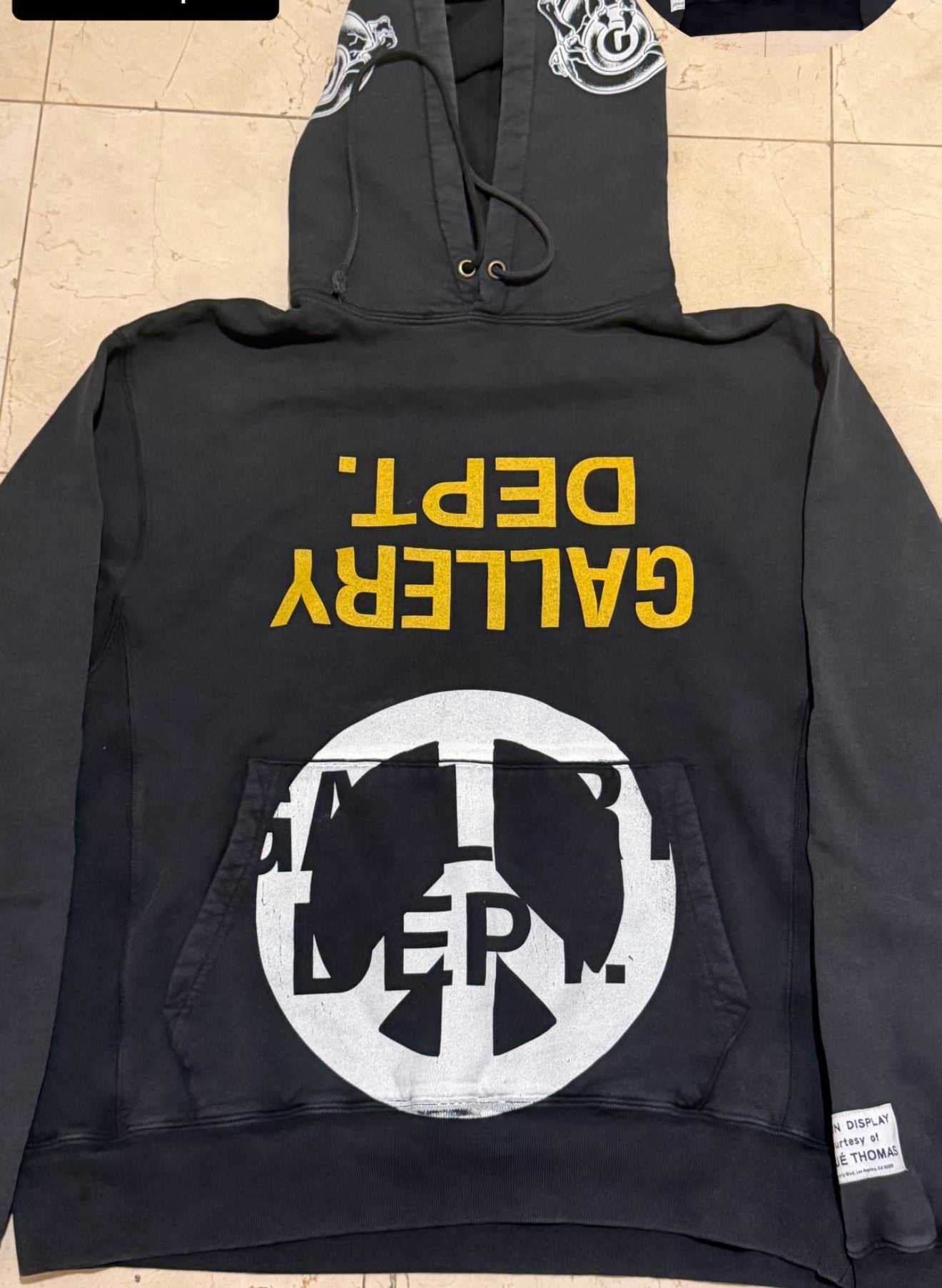 Gallery Dept Hoodie Black