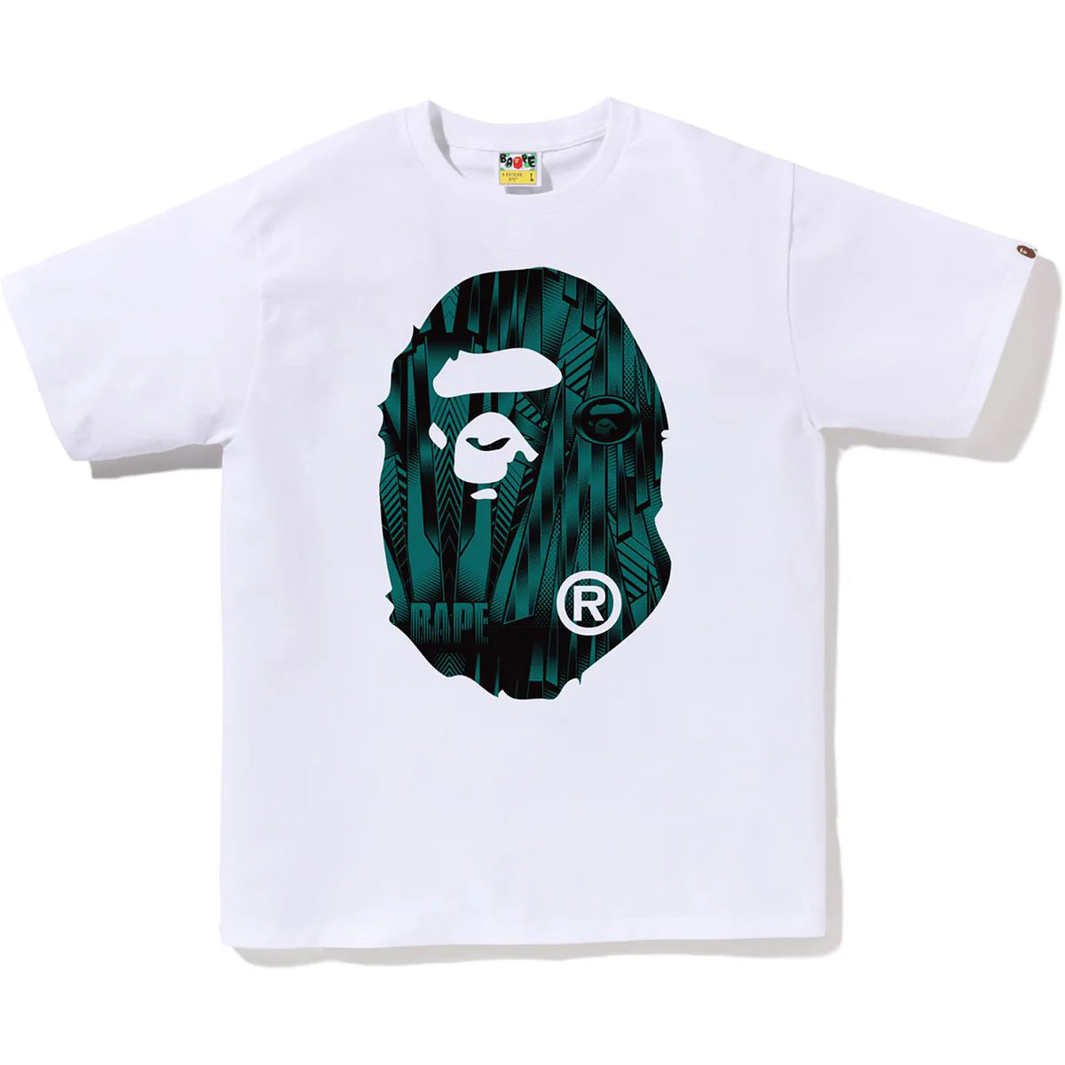 Bape Holographic Tee White/Green