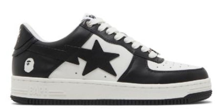A Bathing Ape Bape Sta Black & White
