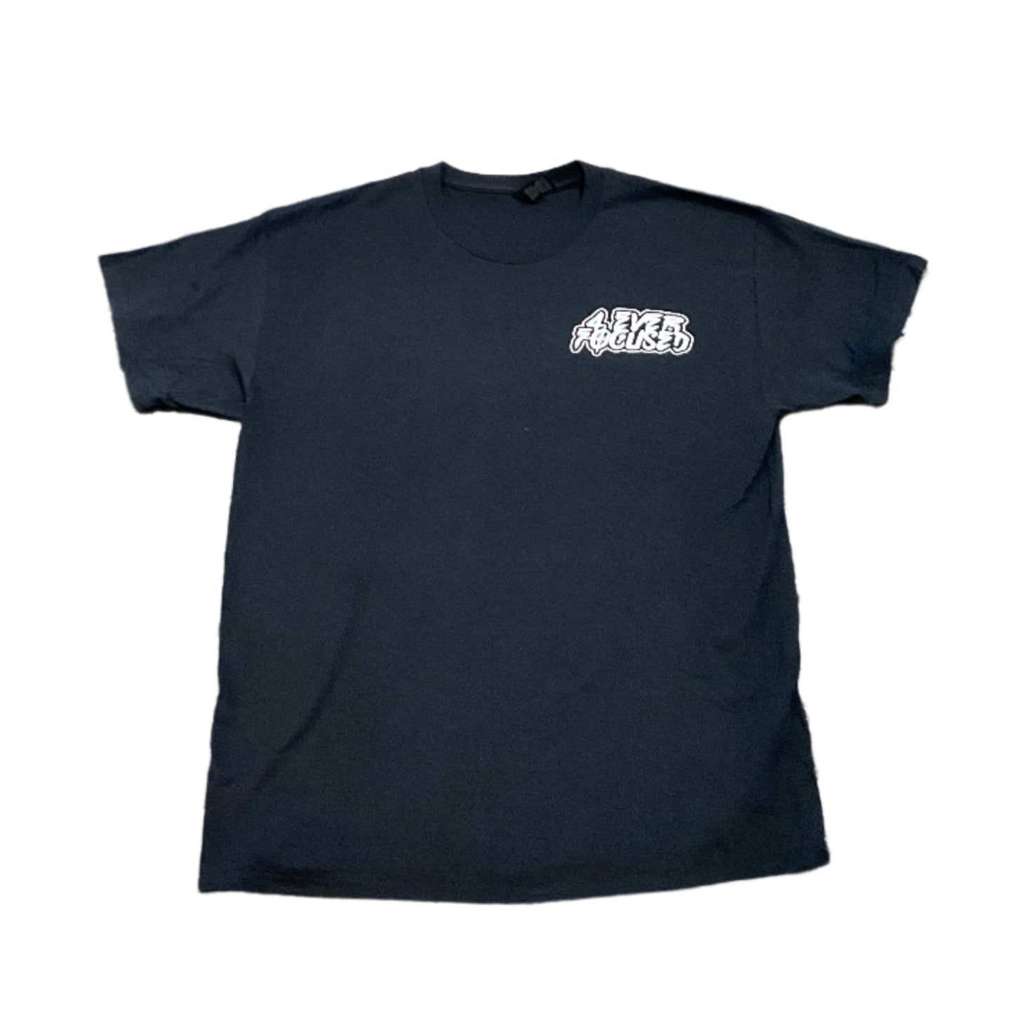 4EF Classic Logo Tee Black White