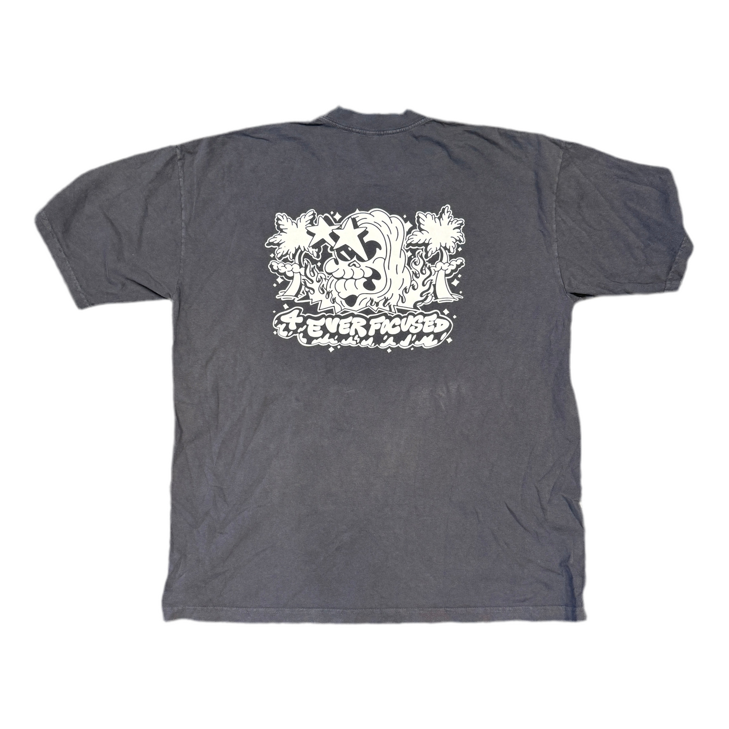 4EF Star Island Tee Charcoal