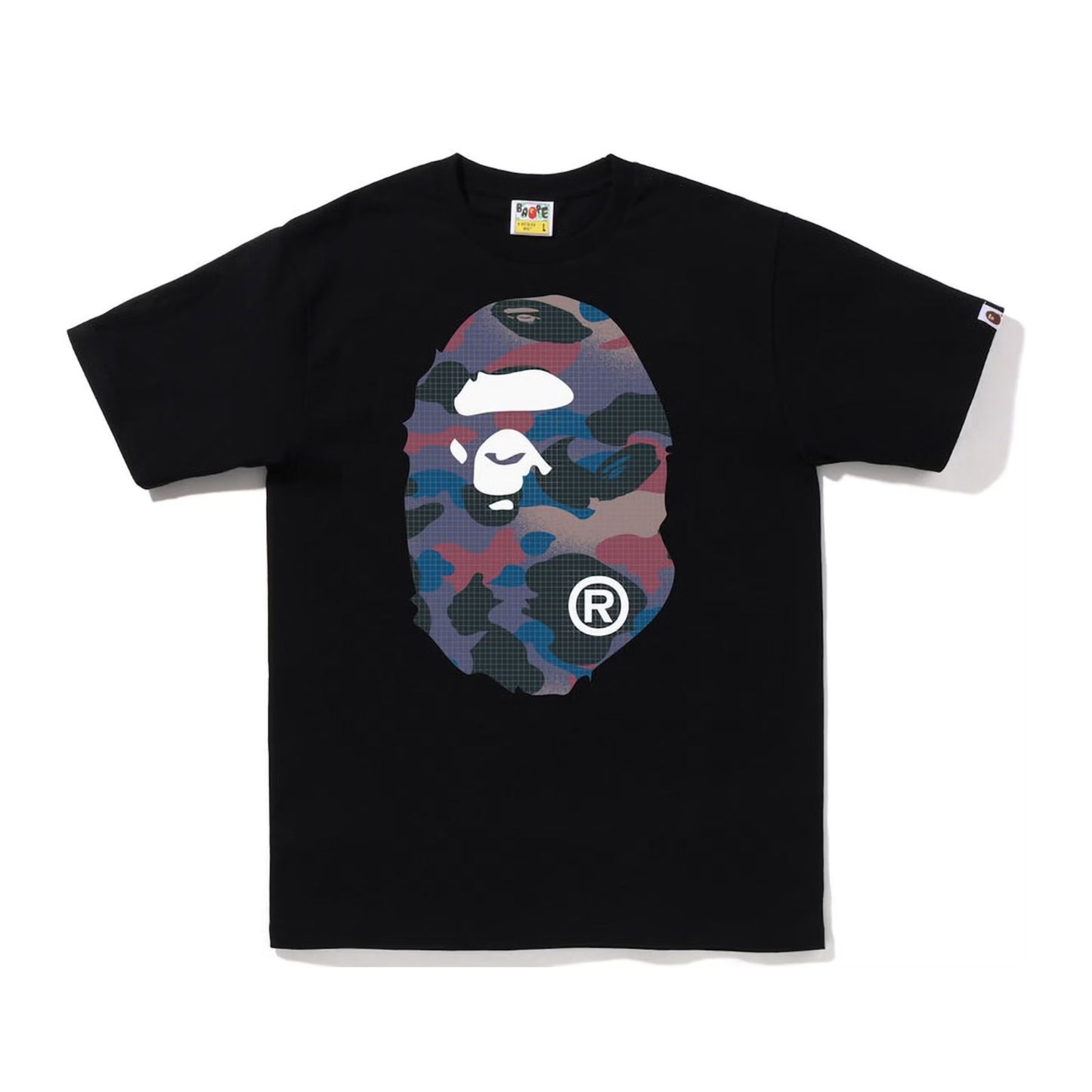 Bape Tee Static Big Head Black
