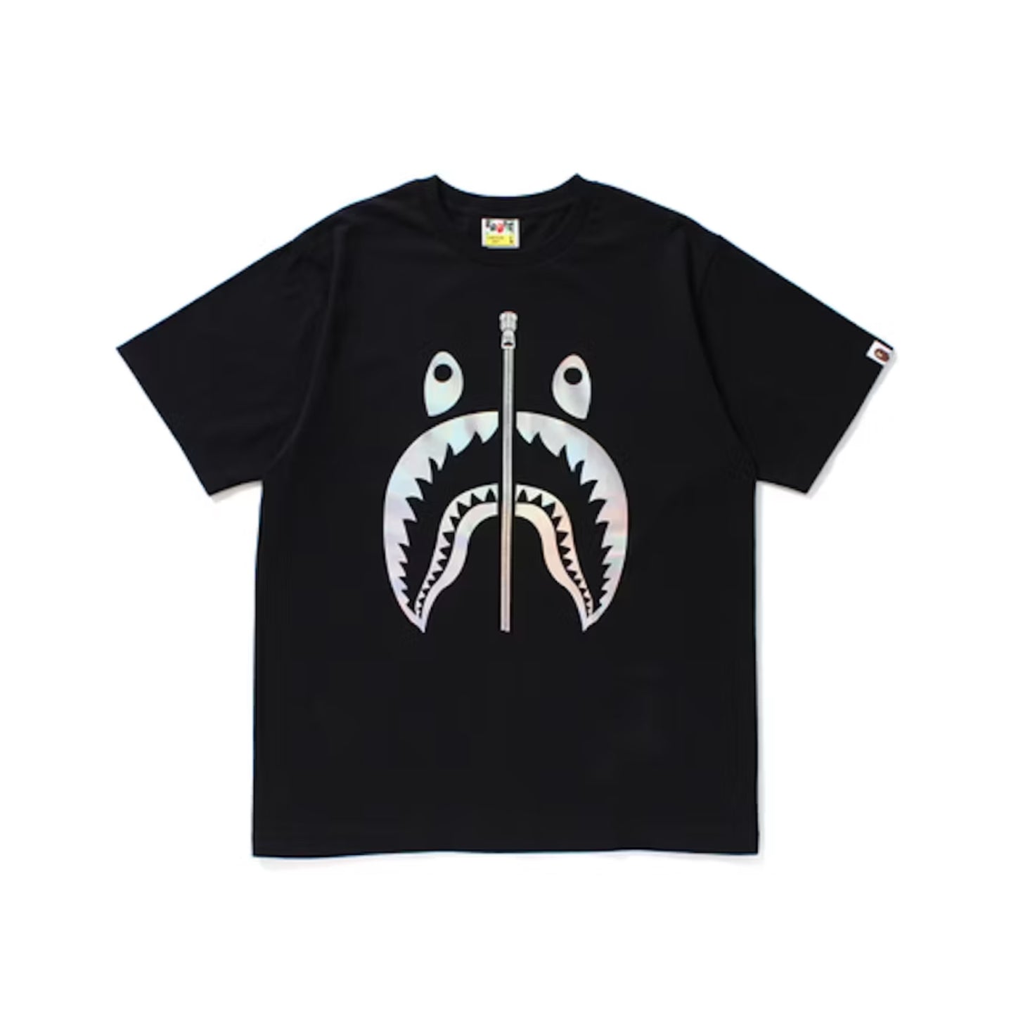 Bape Shark Tee Monocrhome Black