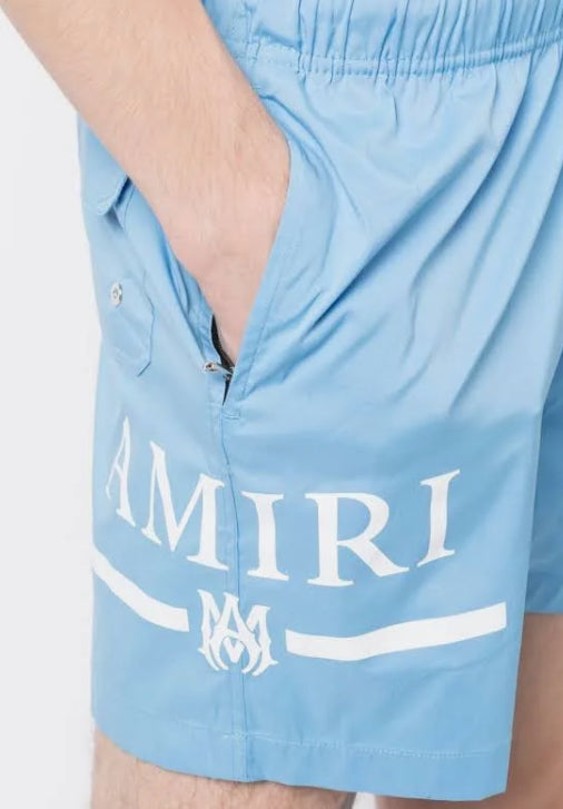 AMIRI Swim Trunks (Light Blue)