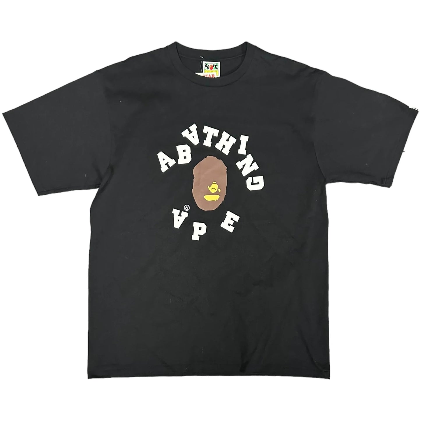 Bape Scatter Letter Tee Black