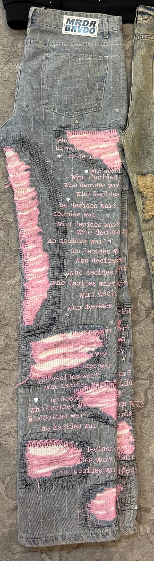 Who Decides war Pink Denim Used