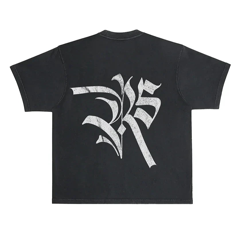 REVIVE STUDIOS TEE CHARCOAL