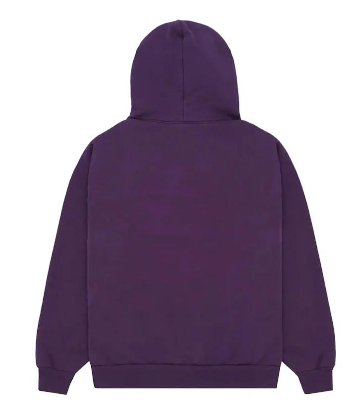 Sp5der Worldwide Sweatshirt Rhinestone Web Purple