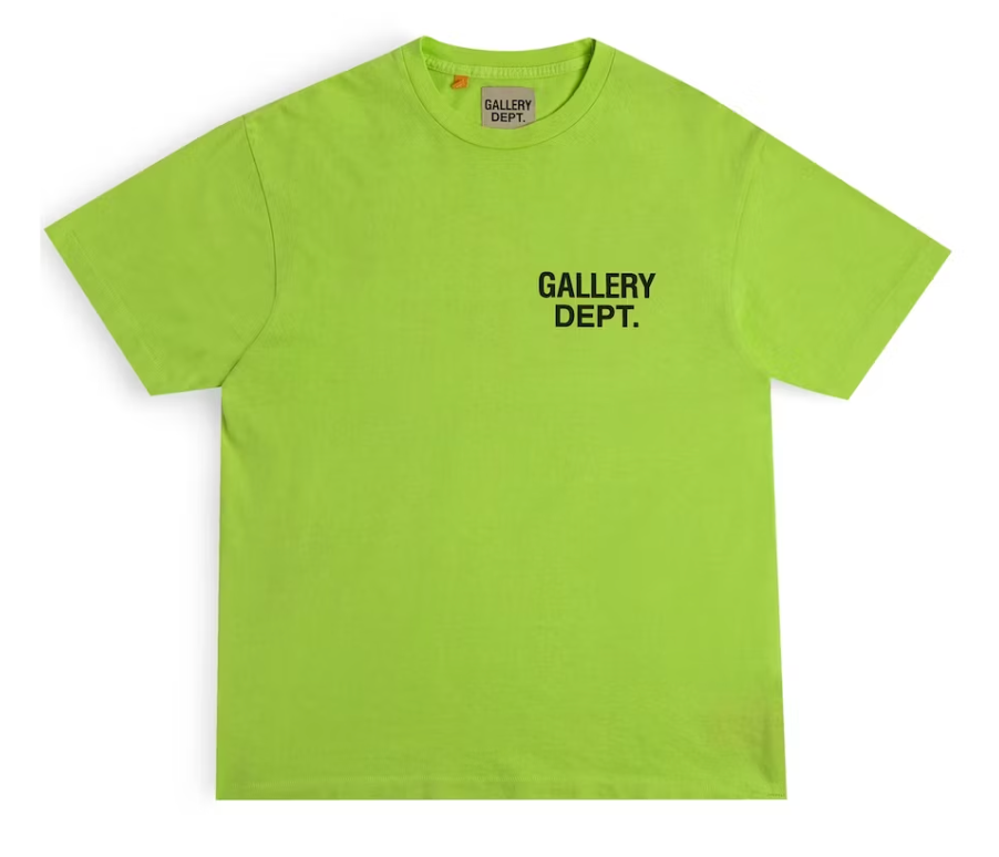 Gallery Dept. T-Shirt Souvenir Lime Green