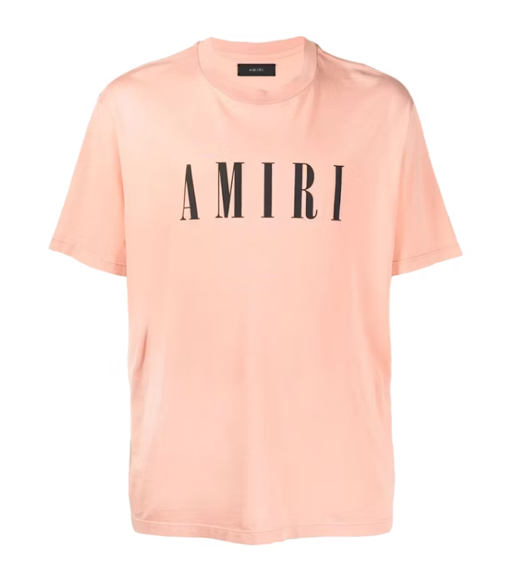Amiri Core Logo Tee Peach