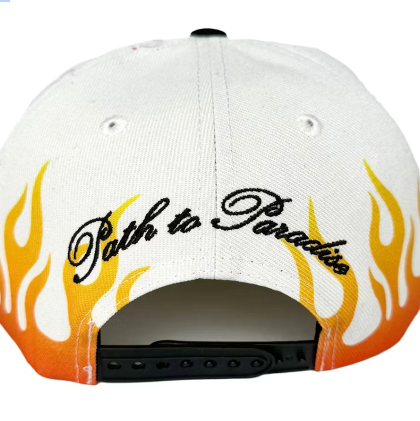 Hellstar Flame Vintage Snapback Hat