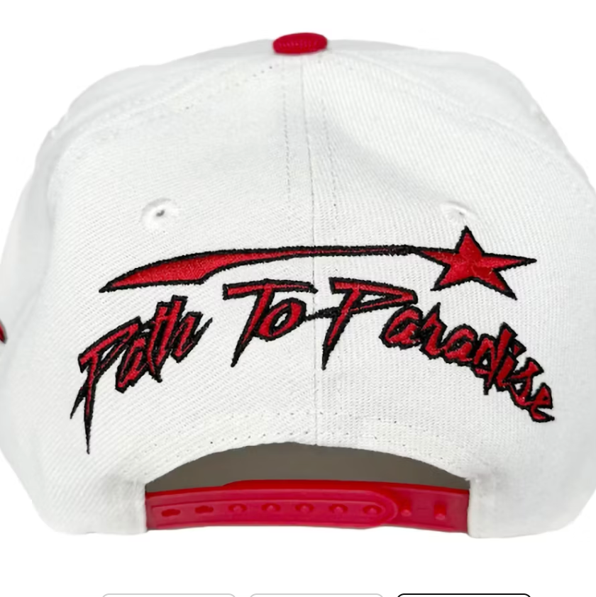 Hellstar Shark Teeth Snapback Off Red