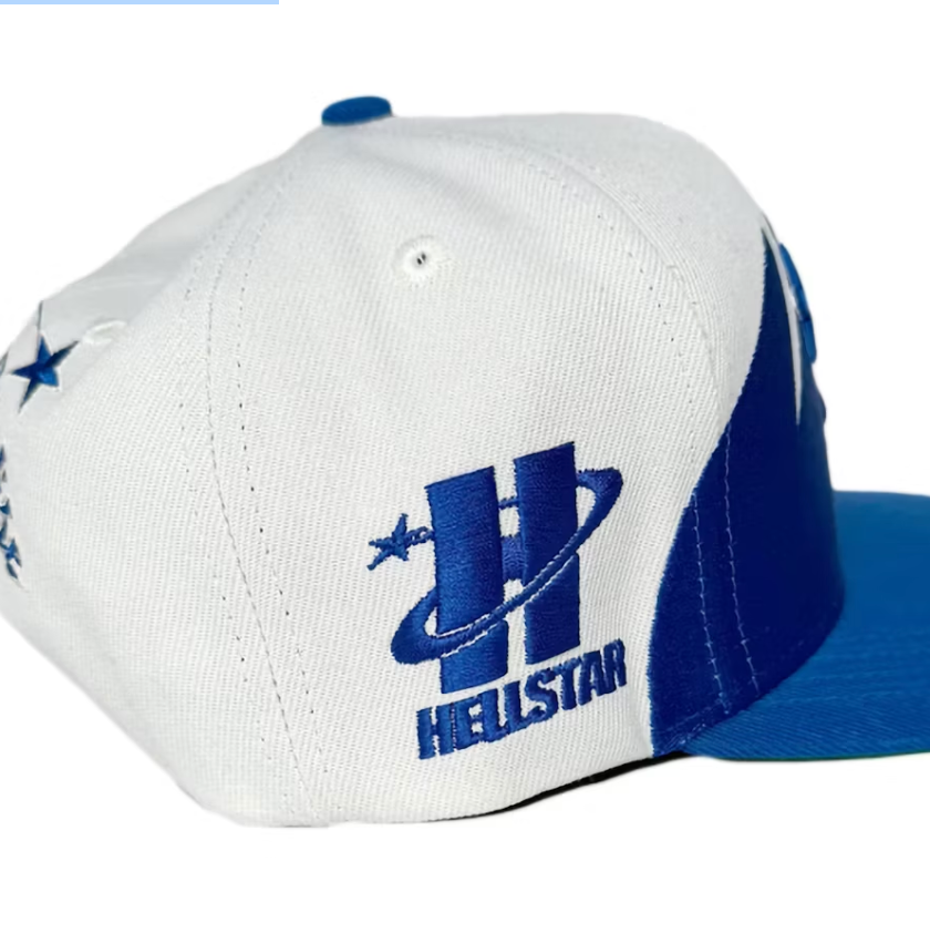 Hellstar Shark Teeth Snapback Blue