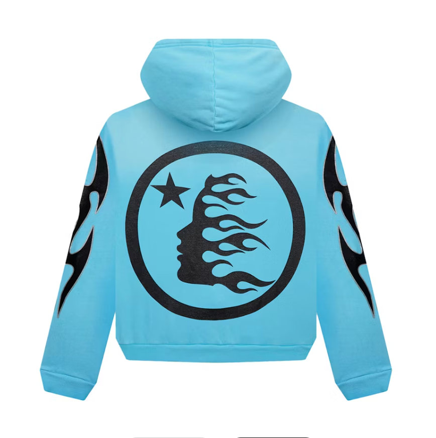 Hellstar Studios Zip Hoodie Blue