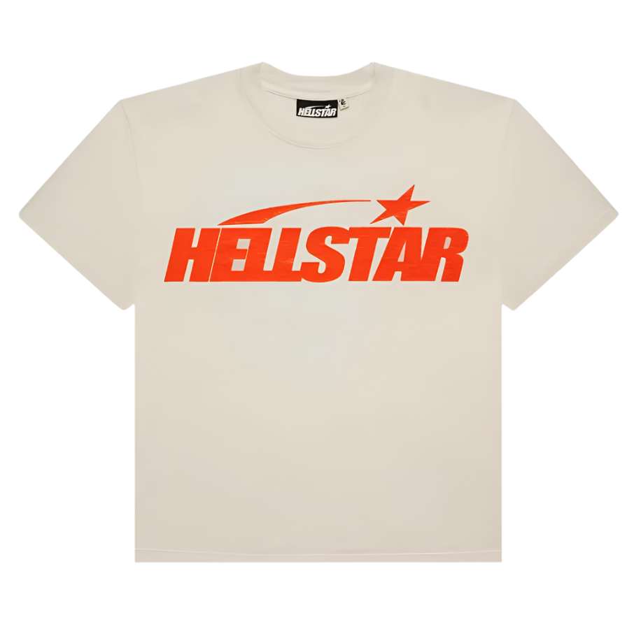 Hellstar Classic T-Shirt Regular Print Orange