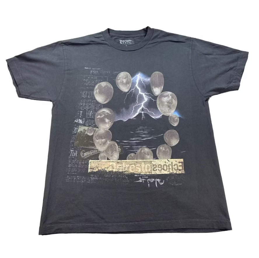 Travis Scott Utopia Echoes Circus Maximus Tee Black