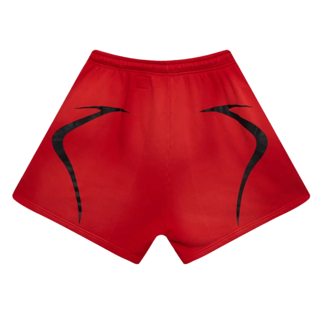 Hellstar Sports Warm Up Shorts Red