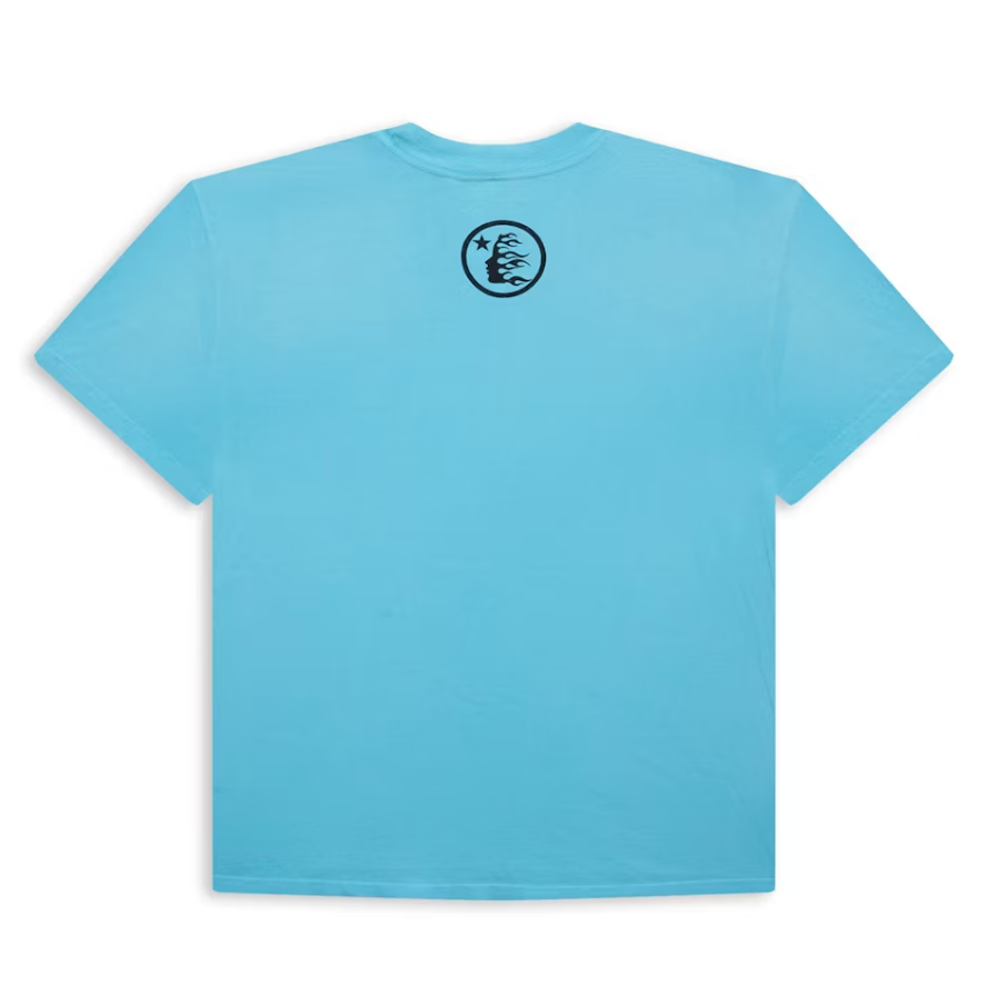 Hellstar Box Logo T-Shirt Blue