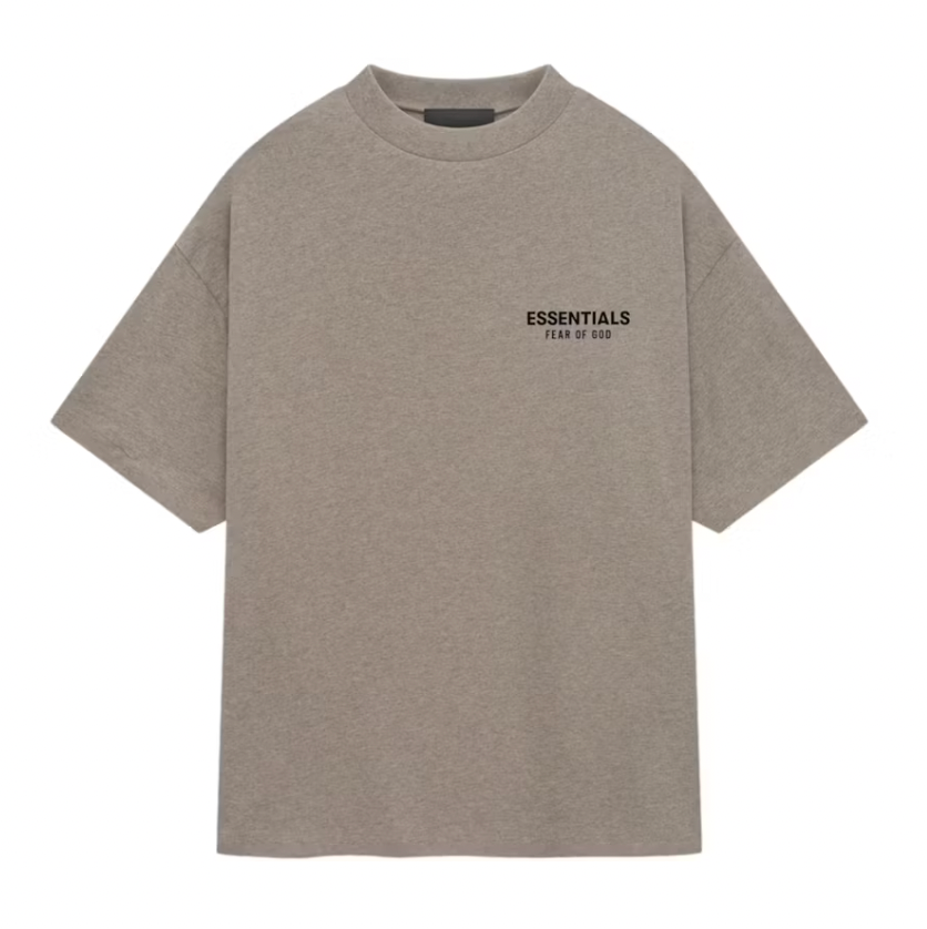 Essentials Jersey Crewneck T-Shirt Heather Gray