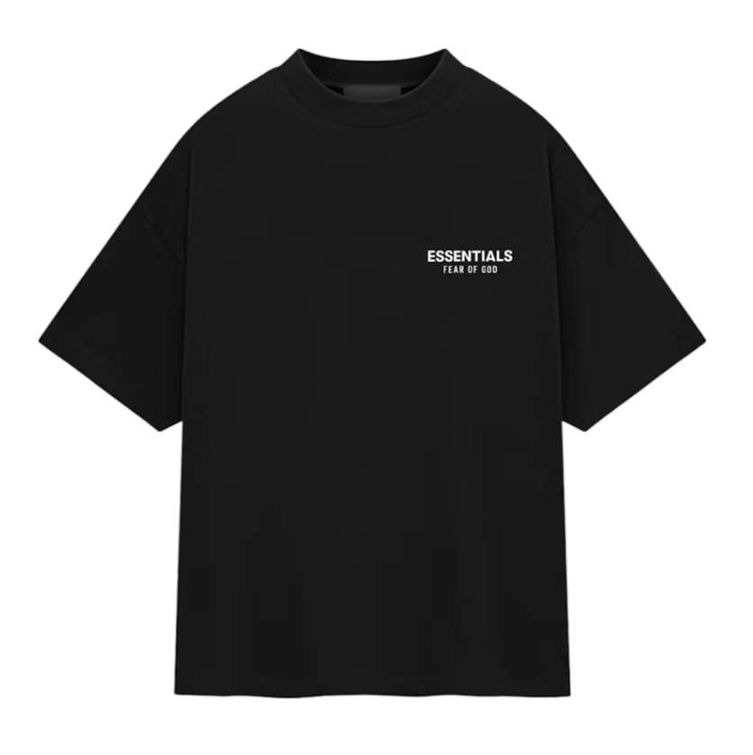 Essentials Jersey Crewneck T-Shirt Black