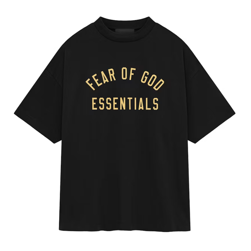 Essentials Jersey Crewneck Tee Black