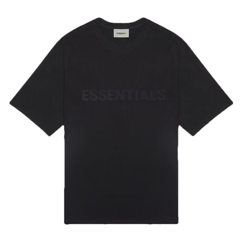 Essentials Boxy T-Shirt Applique Logo Dark Slate