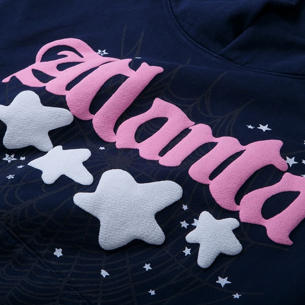 Sp5der Worldwide Sweatshirt Atlanta Navy