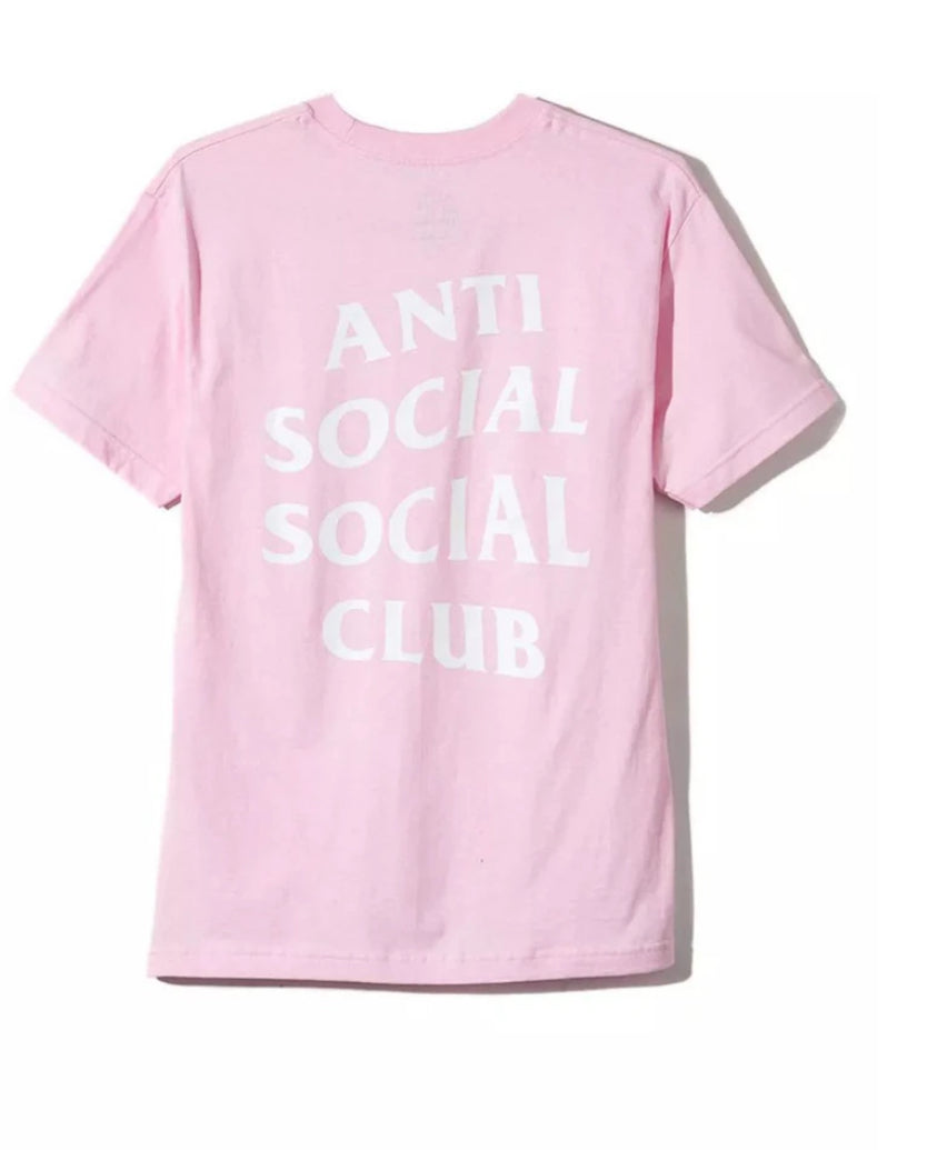 Anti Social Social Club Logo Tee Pink