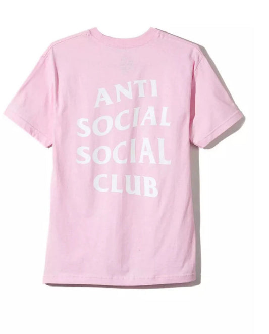 Anti Social Social Club Logo Tee Pink