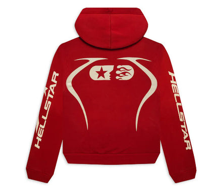 Hellstar Warm-Up Hoodie Red