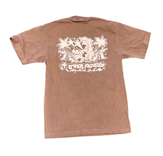 4EF Star Island Tee Light Brown