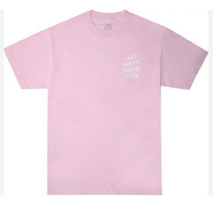 Anti Social Social Club Logo Tee Pink