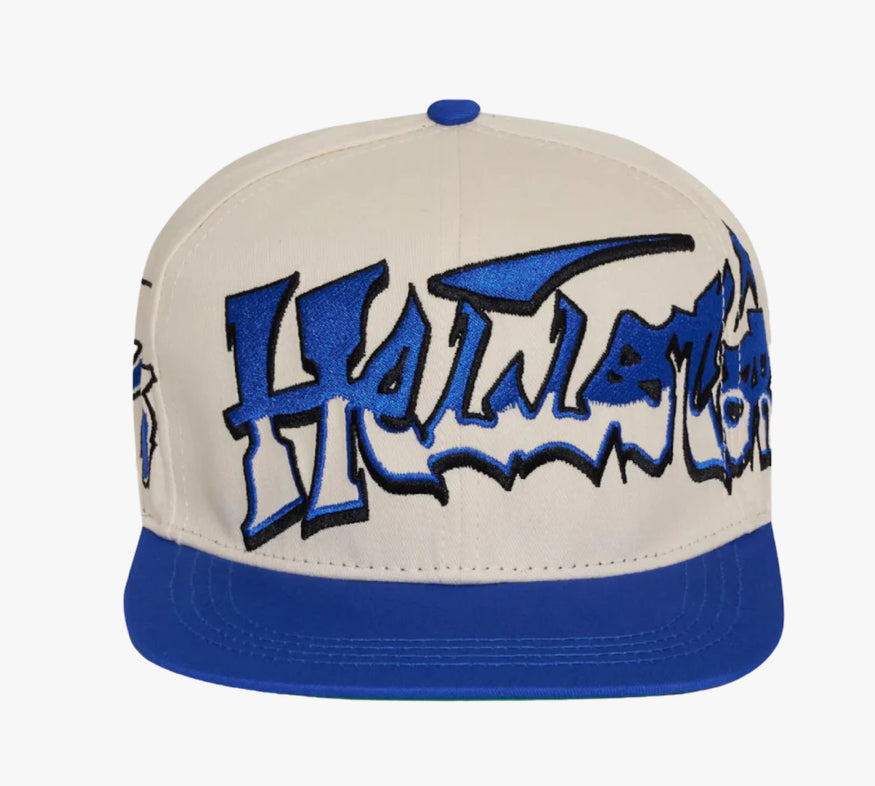 HELLSTAR STUDIOS BLUE/WHITE RECORDS HAT