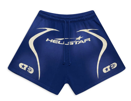Hellstar Warm Up Shorts Blue