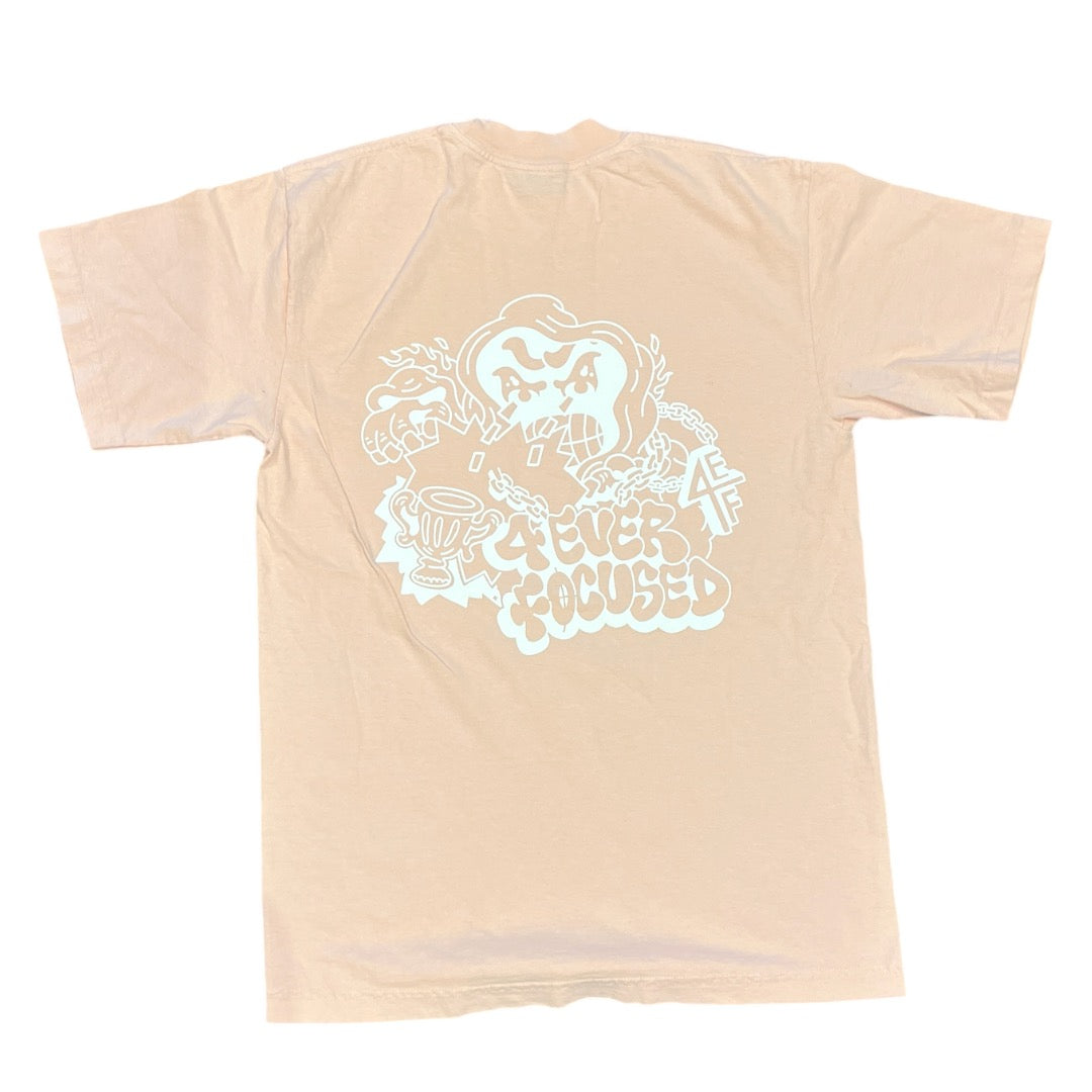 4EF Chain Break Tee Light Pink