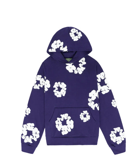 Denim Tears Cotton Wreath Sweatshirt Purple