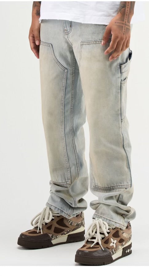 “Journey” Baggy Carpenter Serenede Jeans