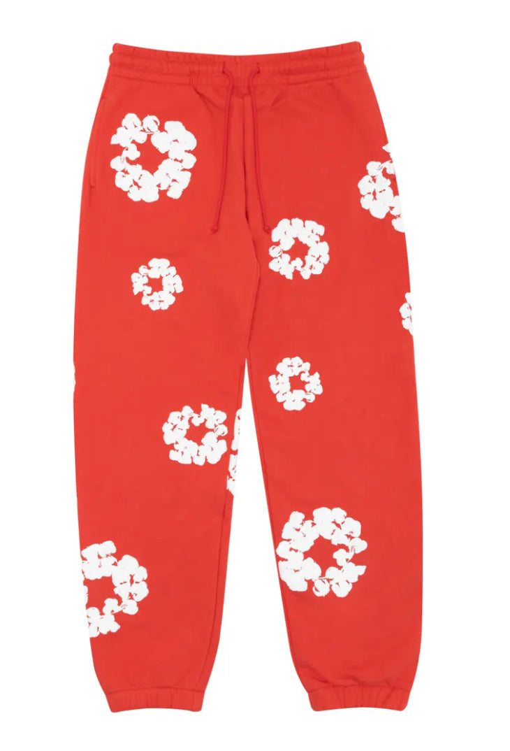 Denim Tears Cotton Wreath Sweatpants Orange
