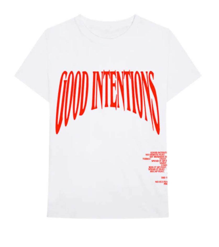 NAV x Vlone Good Intentions Tee(White)