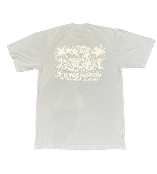4EF Star Island Tee Light Wash
