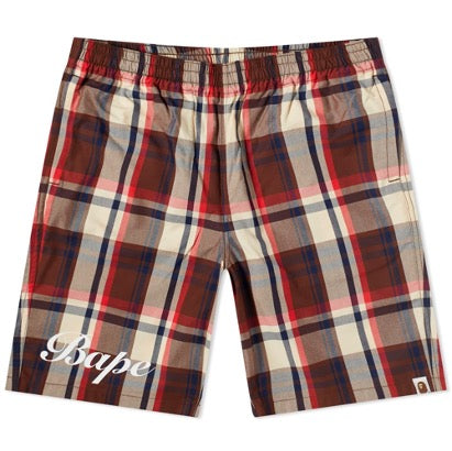 Bape Check Shorts