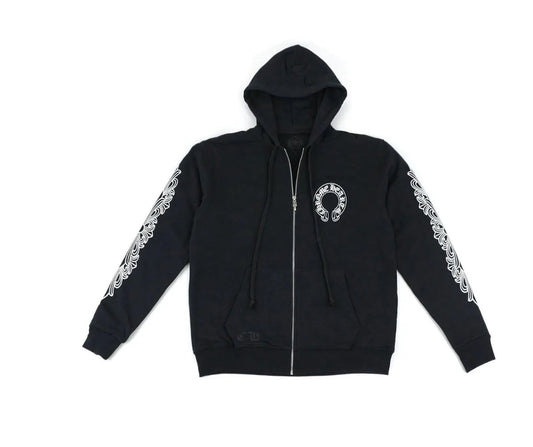 Chrome Hearts Zip Up Monochrome Black