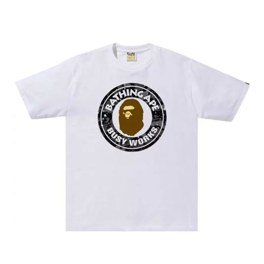 Bape Galaxy Busy Works Tee White