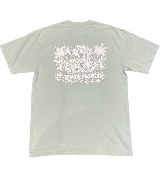 4EF Star Island Tee Teal